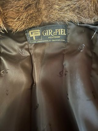 Abrigo visón sintético Gir-Piel