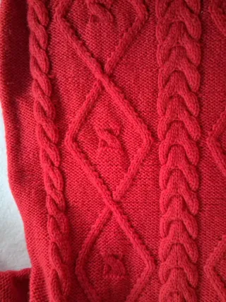 Maglione  Vintage Rosso Ferrari