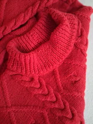 Maglione  Vintage Rosso Ferrari