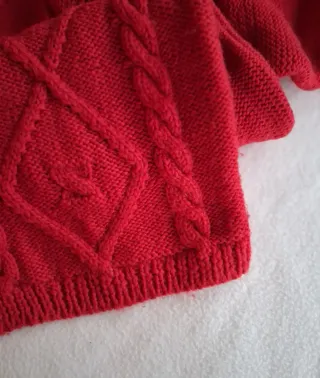 Maglione  Vintage Rosso Ferrari