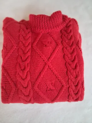 Maglione  Vintage Rosso Ferrari