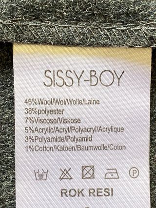 Falda Sissy-Boy Lana Gris Talla S