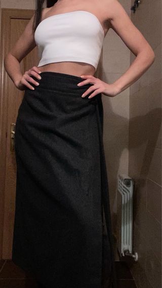 Falda Sissy-Boy Lana Gris Talla S