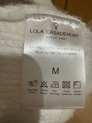 Jersey Lola Casademunt cremallera bolsillos