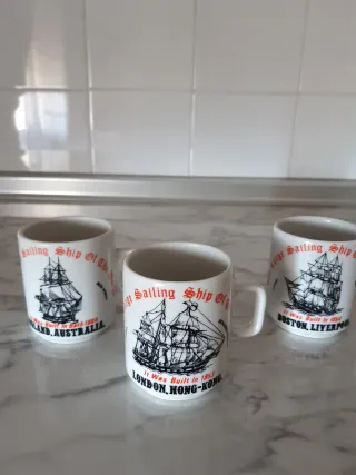 Lote 3 Tazas Vintage