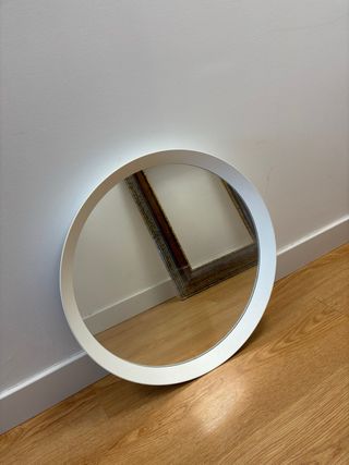 Espejo Redondo Blanco Ikea