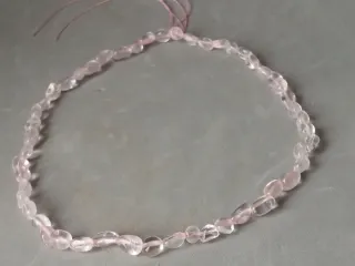 Cuentas de Piedra Natural Quarzo Rosa