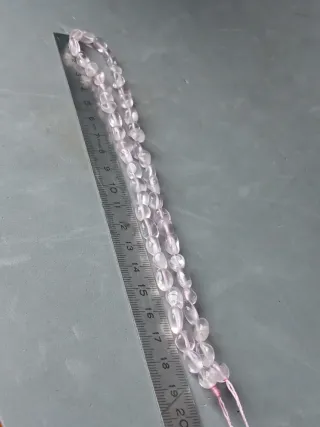 Cuentas de Piedra Natural Quarzo Rosa