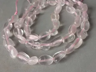Cuentas de Piedra Natural Quarzo Rosa