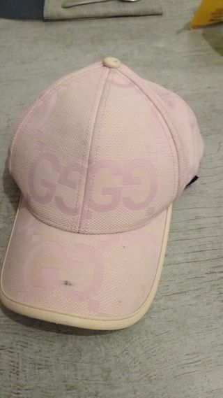 Cappello Gucci rosa monogram