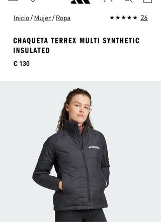 Chaqueta Adidas Terrex Negra