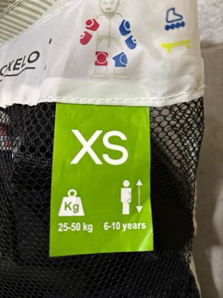 Protecciones Oxelo Talla XS (Set 3)