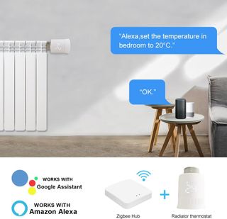 Cabezal Termostático Inteligente Smart Life/Tuya