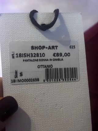 Pantaloni ciniglia Shop Art Tg. S