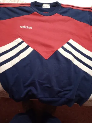 Sudadera Adidas Roja y Azul