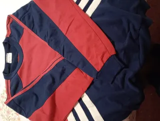 Sudadera Adidas Roja y Azul