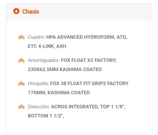 Bicicleta enduro Cube Stereo SL 170 talla L