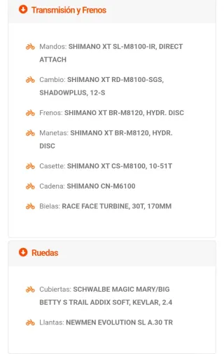 Bicicleta enduro Cube Stereo SL 170 talla L