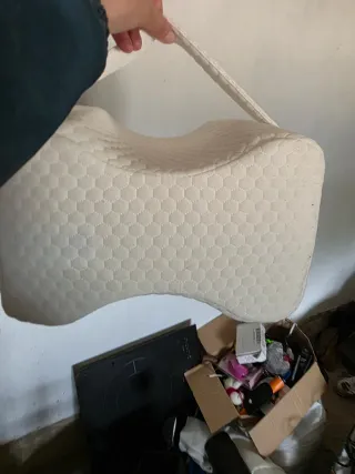 Almohada cervical de tela