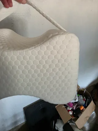 Almohada cervical de tela