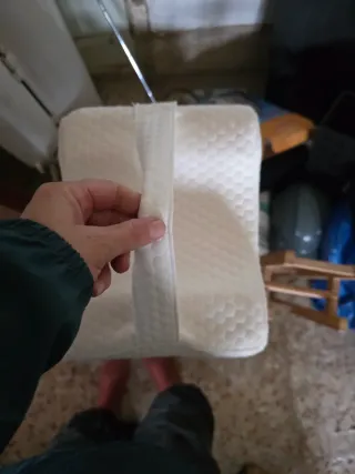Almohada cervical de tela