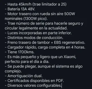 Ruima Mini IV Pro Patinete Eléctrico