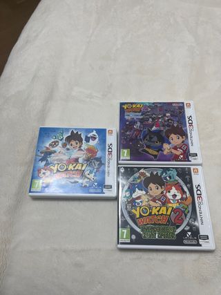3 Juegos Yokai Watch Nintendo 3DS