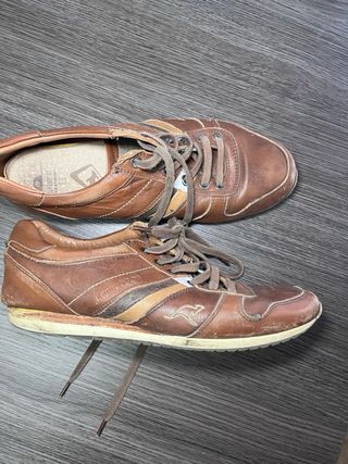 Zapatillas KangaROOS Cuero Marrón