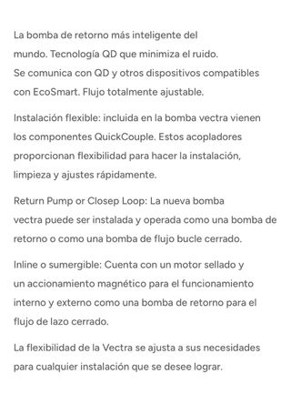 Bomba Vectra S2 DC (5300 L/h) Ecotech Marine