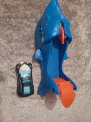 Pista de Coches Hot Wheels Tiburón Azul