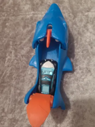 Pista de Coches Hot Wheels Tiburón Azul