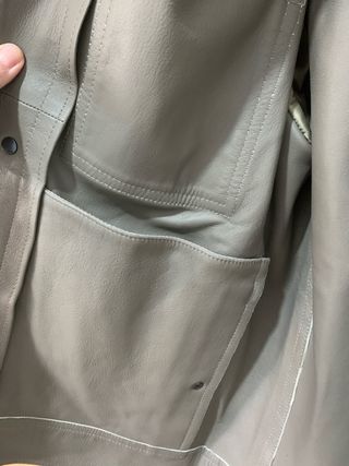 Chaqueta de Piel BOSS Beige