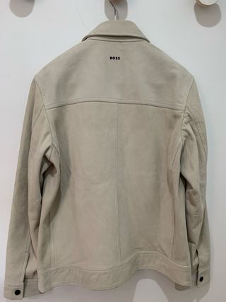 Chaqueta de Piel BOSS Beige