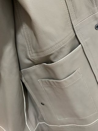 Chaqueta de Piel BOSS Beige