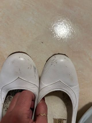 Zapatos de Flamenco Blancos