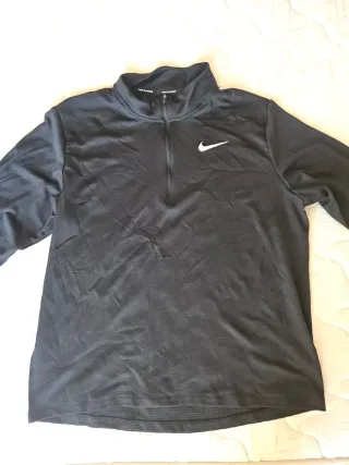 Camiseta Nike Running Dri-FIT Media Cremallera