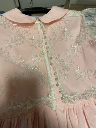 Abito da cerimonia rosa per bambina
