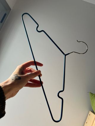 Perchas madera y metal