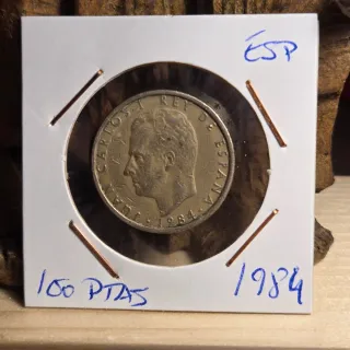 LOTE B - 5 monedas de 100 pesetas varios años
