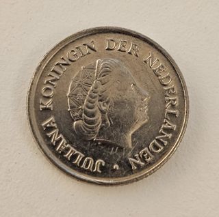 Lote 5 Monedas Países Bajos Juliana Wilhelmina