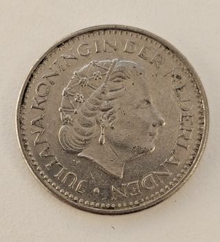 Lote 5 Monedas Países Bajos Juliana Wilhelmina