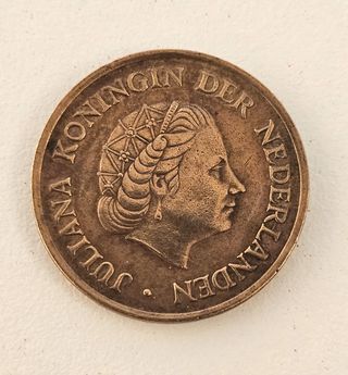 Lote 5 Monedas Países Bajos Juliana Wilhelmina