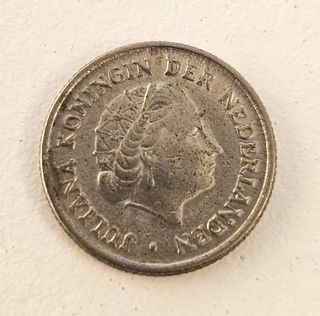 Lote 5 Monedas Países Bajos Juliana Wilhelmina