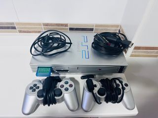 Videoconsola PlayStation 2 Silver + 8 Juegos
