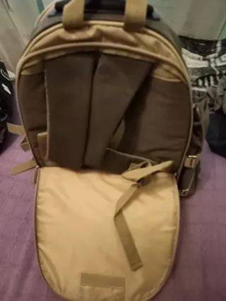 Mochila Picnic 4 personas Beige