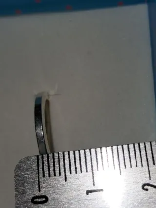 Aros Plata Ley Tipo Versace