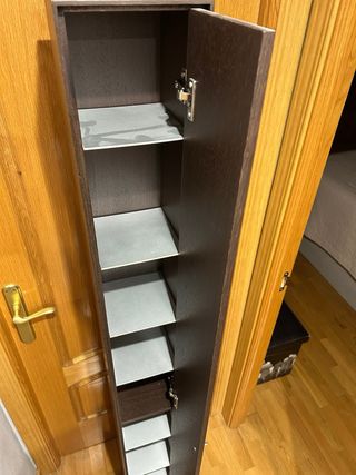 Mueble Guarda CDs/DVDs Madera y Metal