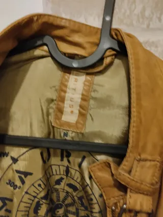 Giacca Magnifica in cuoio marrone