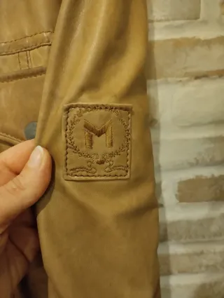 Giacca Magnifica in cuoio marrone