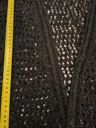 Gilet traforato nero